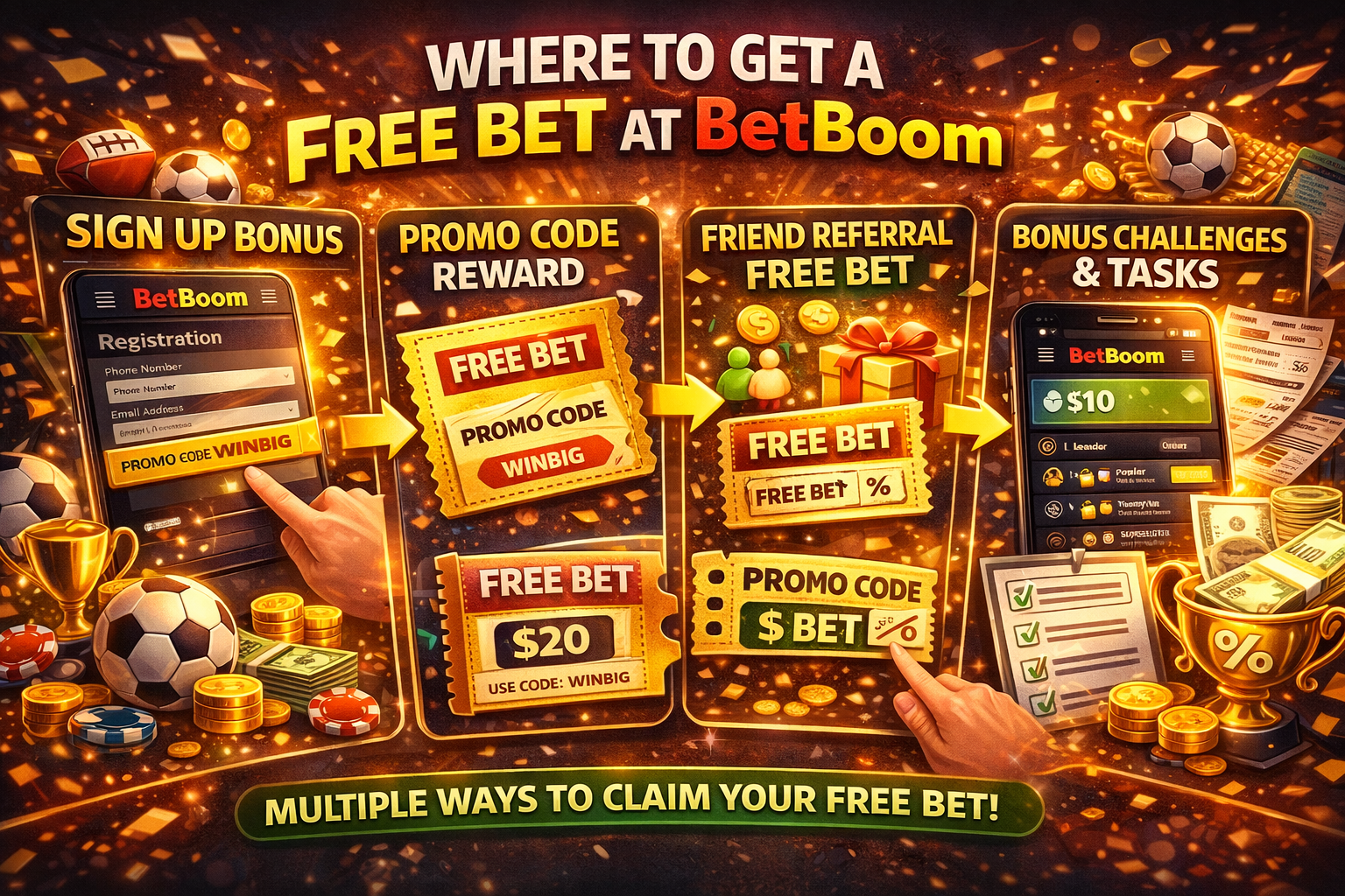 Де отримати фрибет на сайті Бет Бум: акції, промокод і персональні пропозиції